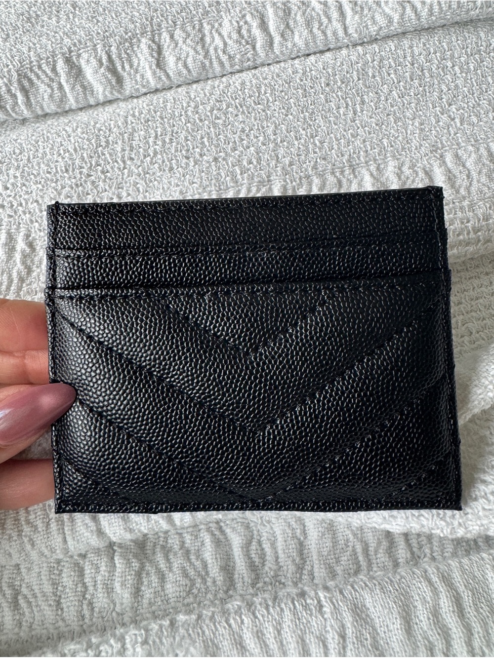 Gold YSL Card Holder - Picture 2 of 3